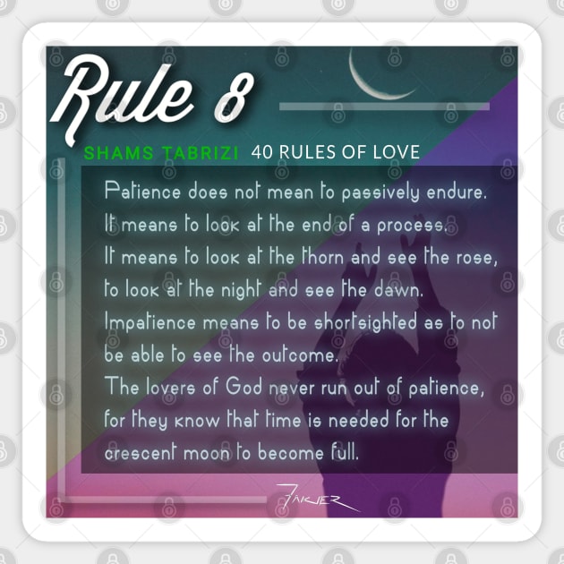 40 RULES OF LOVE - 8 Sticker by Fitra Design